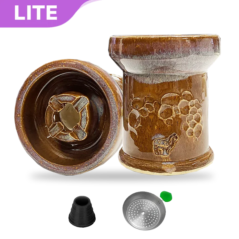 Alpaca Rook Thick Boyz Bowl - Brown Dotty 2