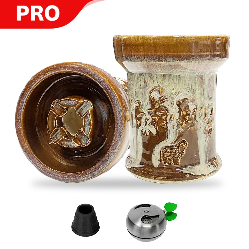 Alpaca Rook Thick Boyz Bowl - Brown Drippy