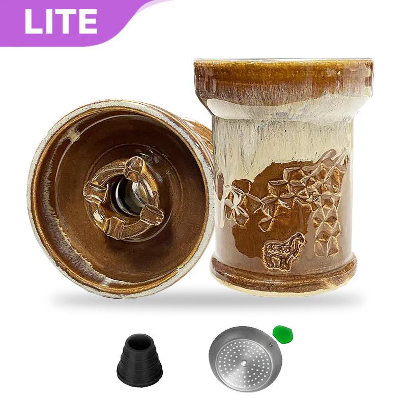 Alpaca Rook Thick Boyz Bowl - Brown Drippy Sand