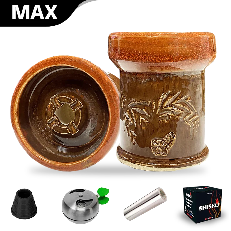 Alpaca Rook Thick Boyz Bowl - Lava Waves