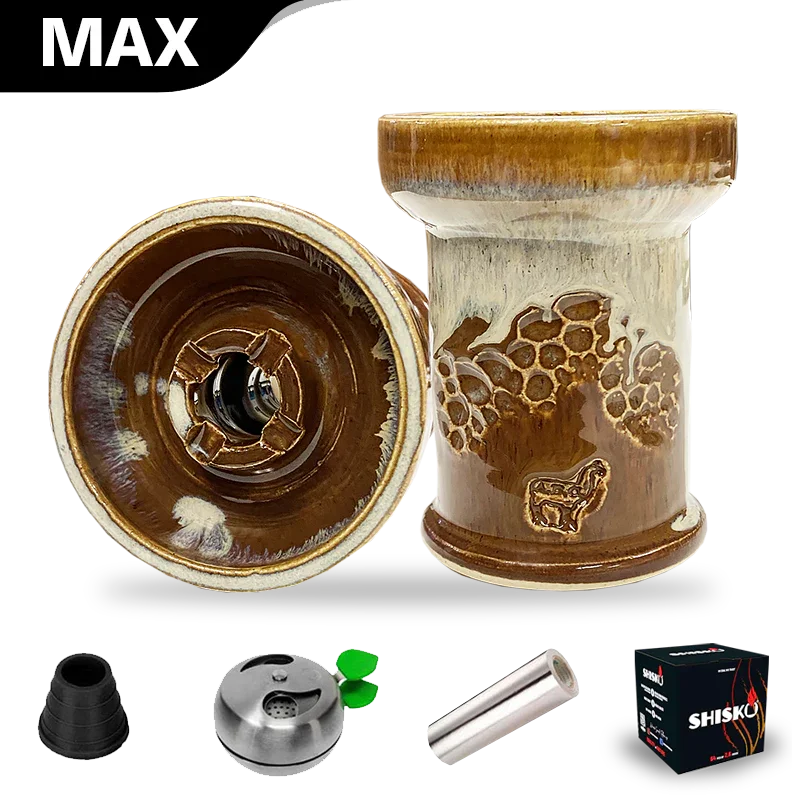 Alpaca Rook Thick Boyz Bowl - Brown Speck