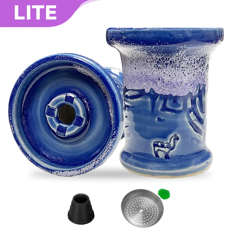 Alpaca Rook Thick Boyz Bowl - Blusey Moon Aztec