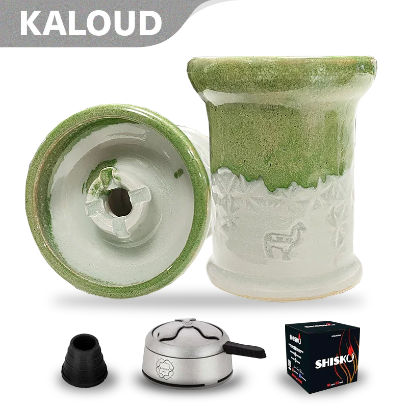 Alpaca Rook Thick Boyz Bowl - Tea White Snowflakes