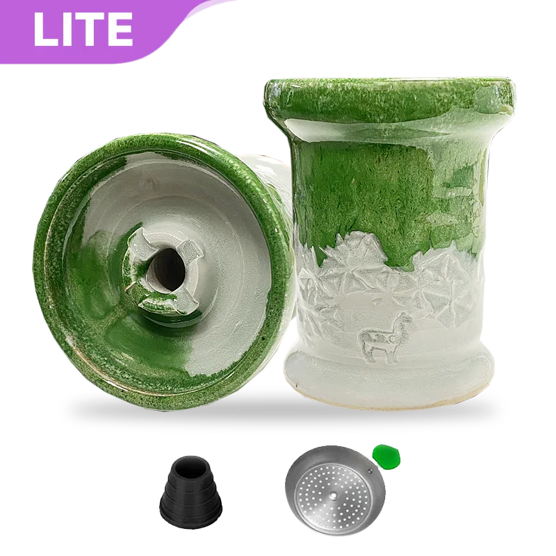 Alpaca Rook Thick Boyz Bowl - Slime White Snowflakes