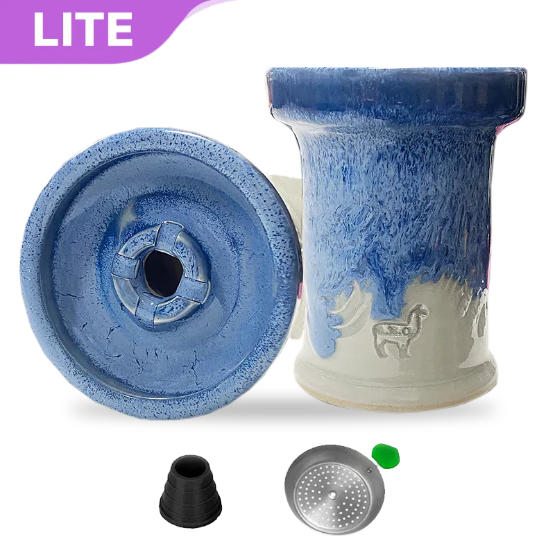 Alpaca Rook Thick Boyz Bowl - Slate White Waves