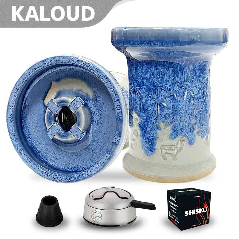 Alpaca Rook Thick Boyz Bowl - Slate White Snowflakes