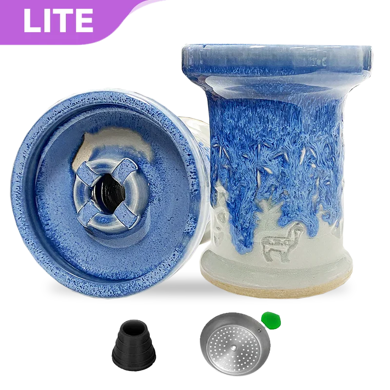 Alpaca Rook Thick Boyz Bowl - Slate White Snowflakes