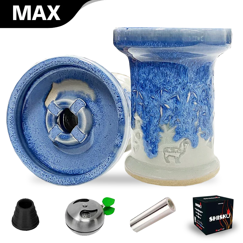 Alpaca Rook Thick Boyz Bowl - Slate White Snowflakes