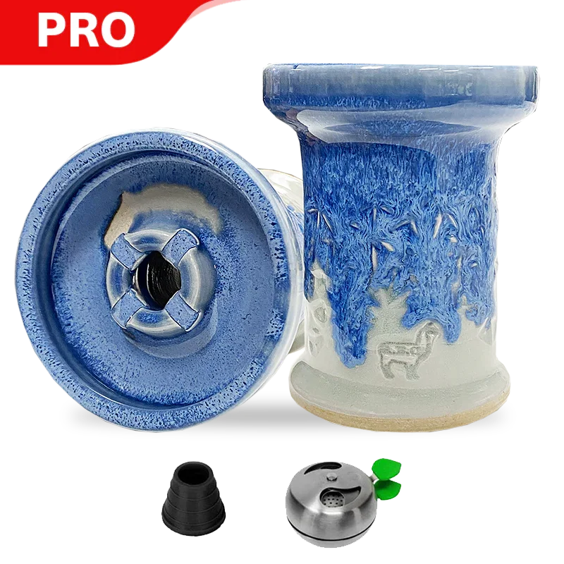 Alpaca Rook Thick Boyz Bowl - Slate White Snowflakes