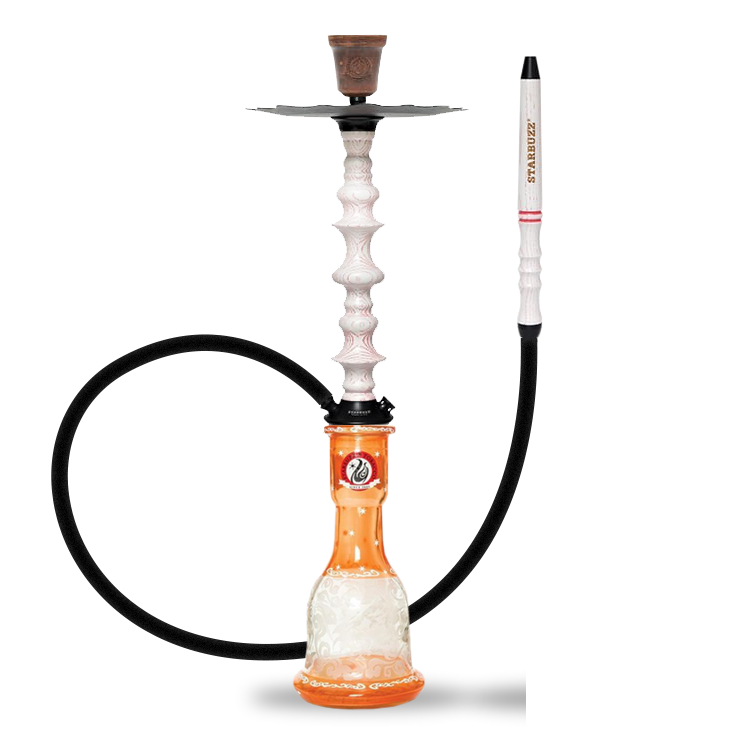 Starbuzz Wood Line Challenger - White with Orange Stripes