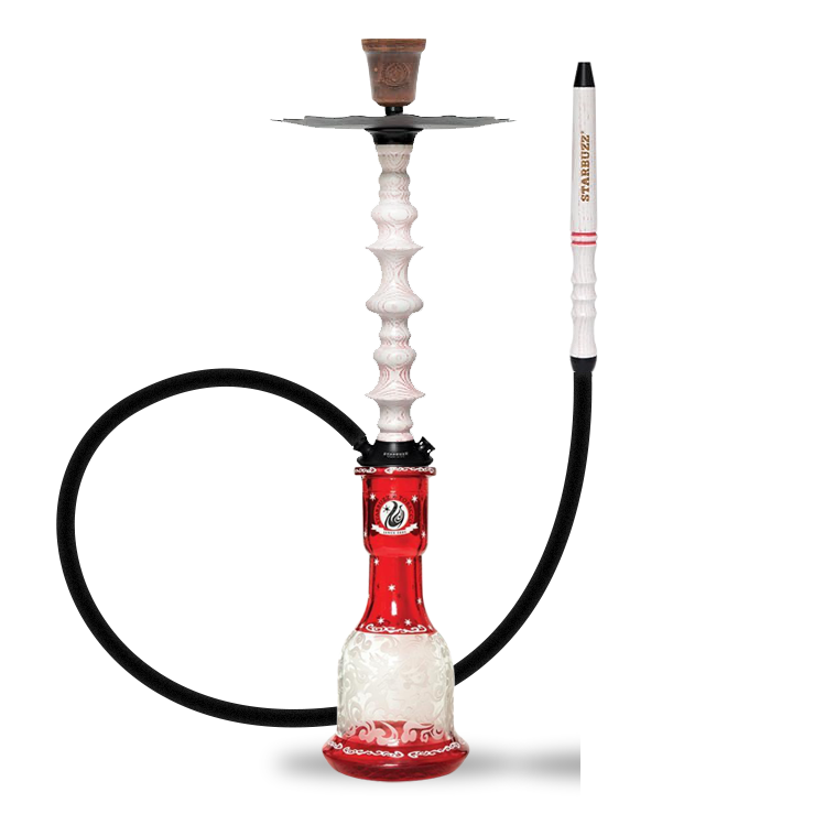 Starbuzz Wood Line Challenger - White with Red Stripes