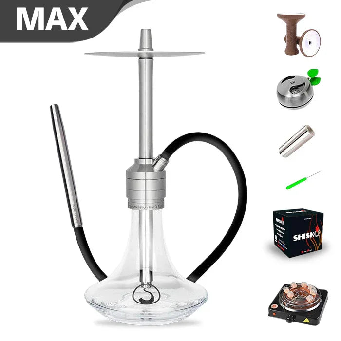 Steamulation Pro X Mini Hookah - Clear