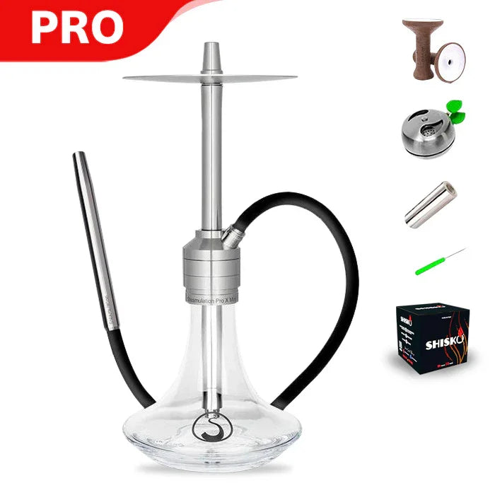 Steamulation Pro X Mini Hookah - Clear