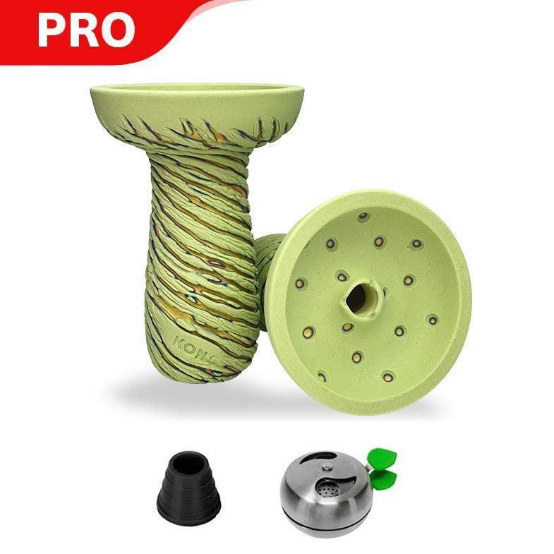 Kong Hookah Bowl - Lava Phunnel White Green - shishagear - UK Shisha Hookah Black Friday