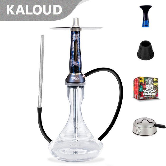 Nova Smoke Split Hookah - Metallic Splash - shishagear - UK Shisha Hookah Black Friday