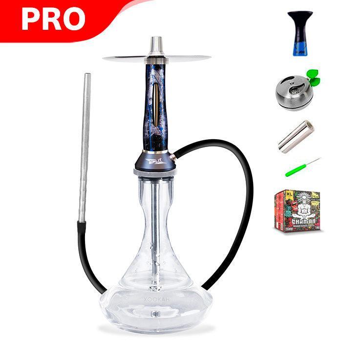 Nova Smoke Split Hookah - Metallic Splash - shishagear - UK Shisha Hookah Black Friday