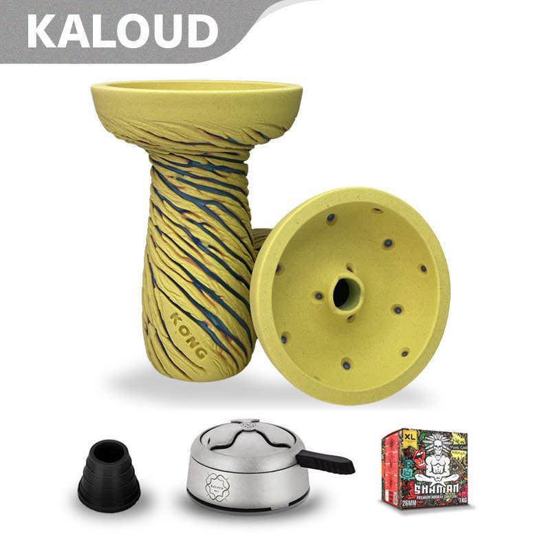 Kong Hookah Bowl - Lava Phunnel Yellow - shishagear - UK Shisha Hookah Black Friday