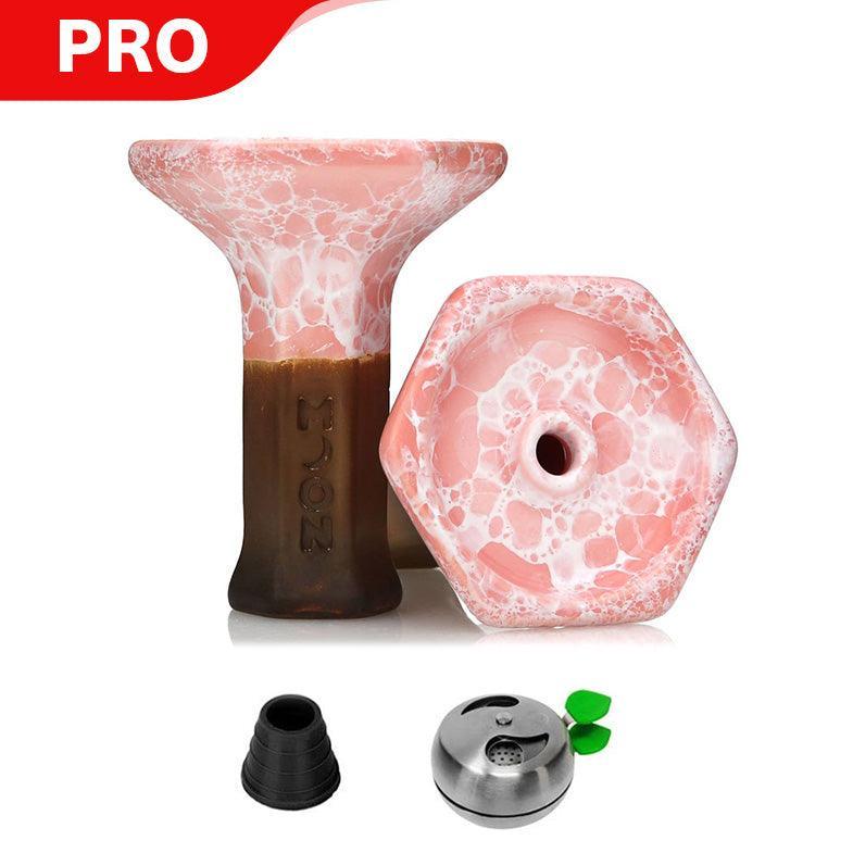 Moon Grand Phunnel Bowl - Marble Pink - shishagear - UK Shisha Hookah Black Friday