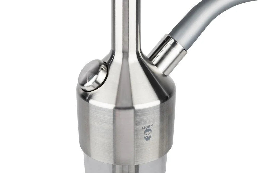 Moe’s ONES S Stainless Steel Shisha - Grey - shishagear - UK Shisha Hookah Black Friday