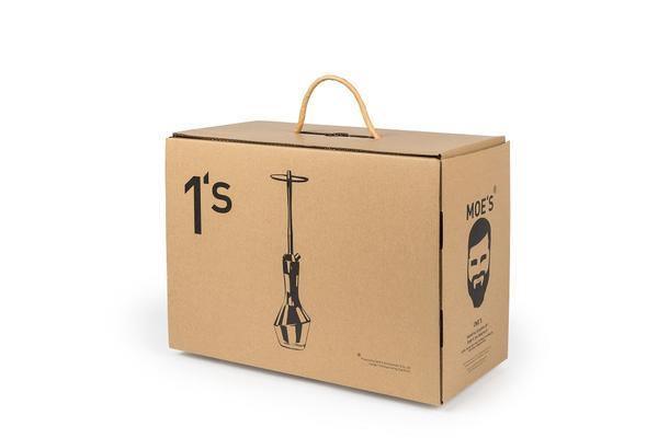 Moe’s ONES S Aluminium Shisha - Matt Silver - shishagear - UK Shisha Hookah Black Friday