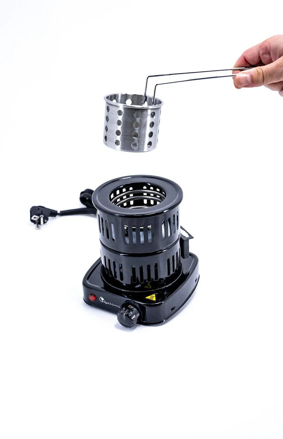 Dschinni Coal Lighter Fireblade  (DE22198091) Set - shishagear - UK