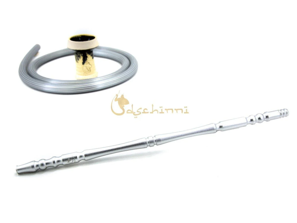 Dschinni Transformer Silver Set + ProSmoke Vulcan - shishagear - UK Shisha Hookah Black Friday