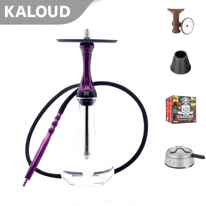 Alpha Hookah X Set - Purple - shishagear - UK Shisha Hookah