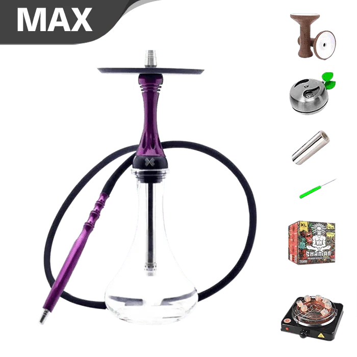 家シーシャセット　Alpha hookah Alpha Hookah X Set - Purple - Hookah Shisha - UK - black friday