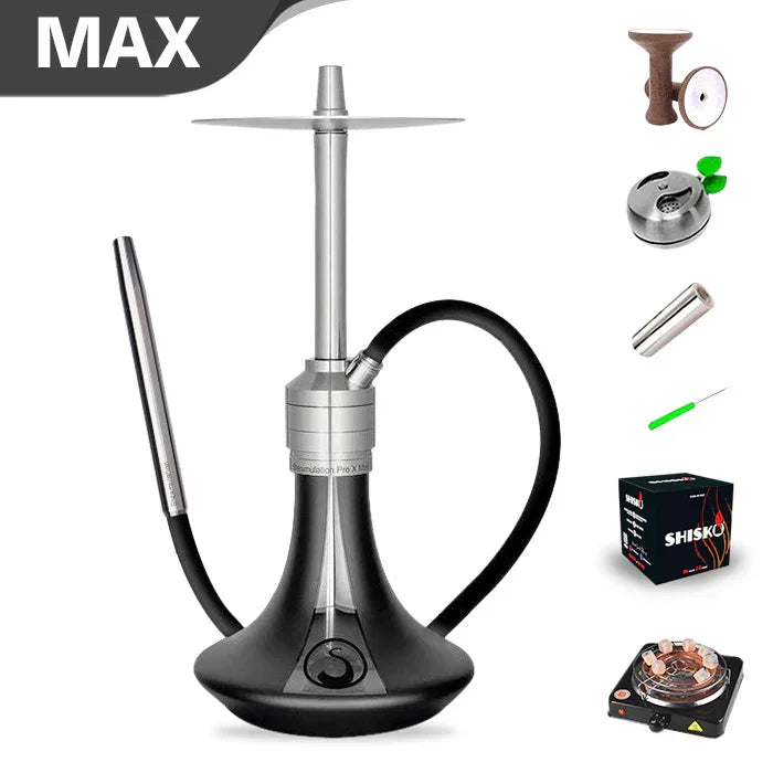 Steamulation Pro X Mini Hookah - Black Matt