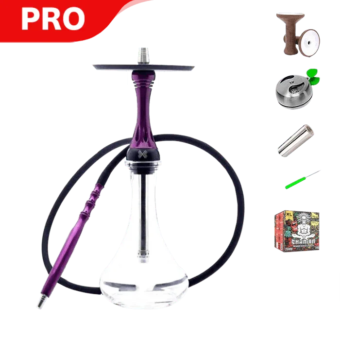 Alpha Hookah X Set - Purple - shishagear - UK Shisha Hookah