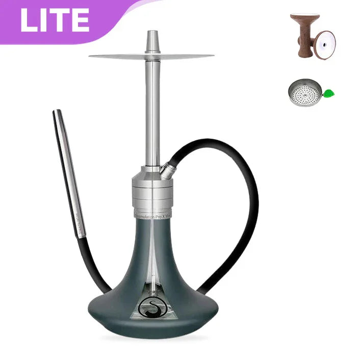 Steamulation Pro X Mini Hookah - Petrol Green Matt