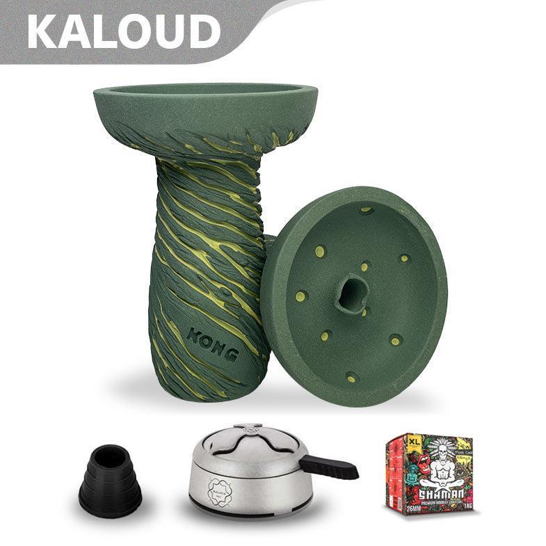 Kong Hookah Bowl - Lava Phunnel Deep Green - shishagear - UK Shisha Hookah Black Friday