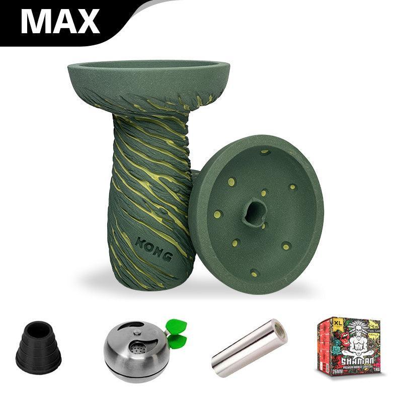 Kong Hookah Bowl - Lava Phunnel Deep Green - shishagear - UK Shisha Hookah Black Friday