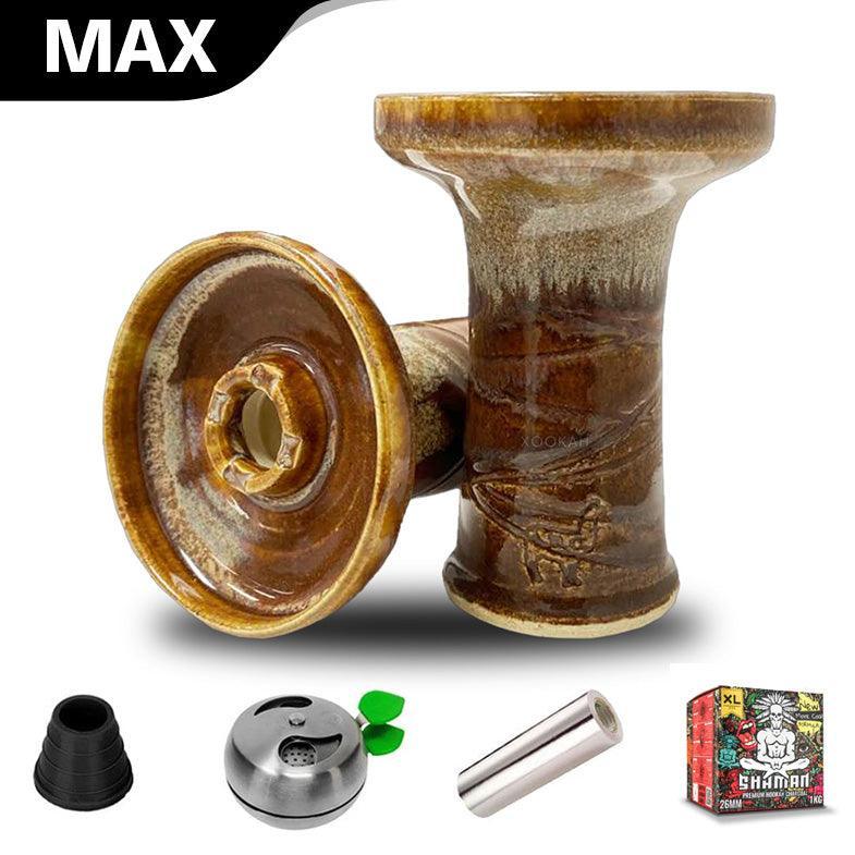Alpaca Rook Bowl - Blonde Grounds - shishagear - UK Shisha Hookah Black Friday