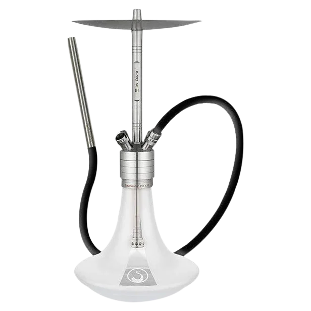 Steamulation Pro X III Hookah - White Matt