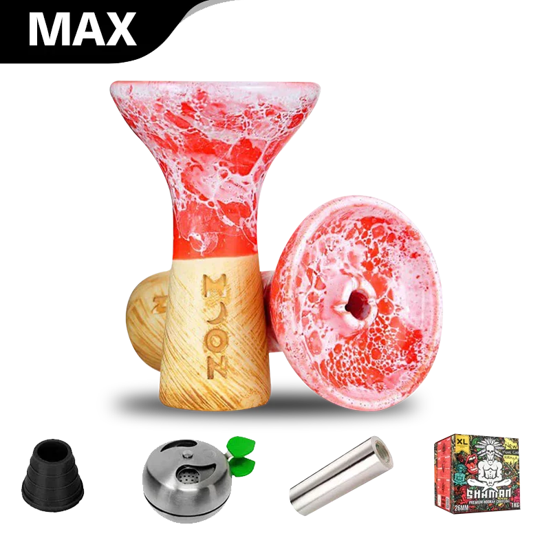 Moon Phunnel Bowl - Marble Red