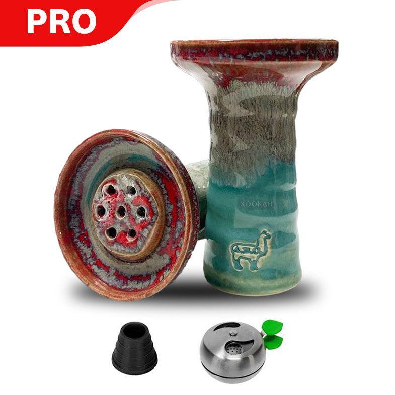 Alpaca Medium Apache Bowl - Aqua Red - shishagear - UK Shisha Hookah Black Friday