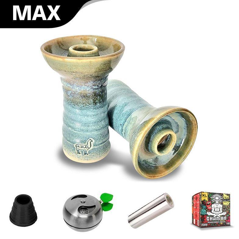 Alpaca Suri V2 Bowl - Emerald Blue - shishagear - UK Shisha Hookah Black Friday