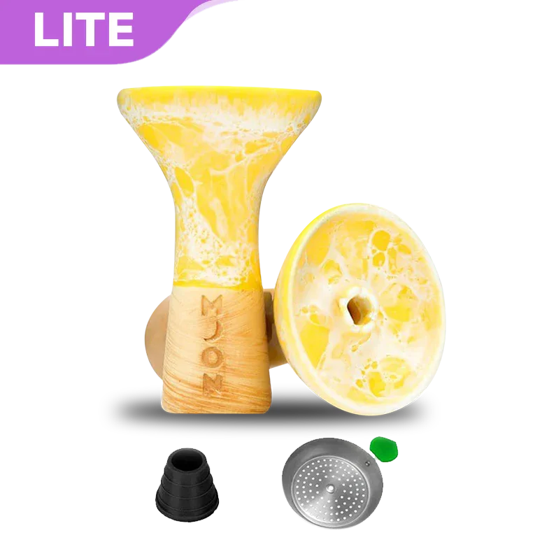 Moon Phunnel Bowl - Marble Yellow