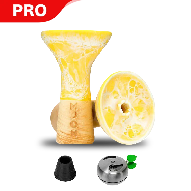 Moon Phunnel Bowl - Marble Yellow