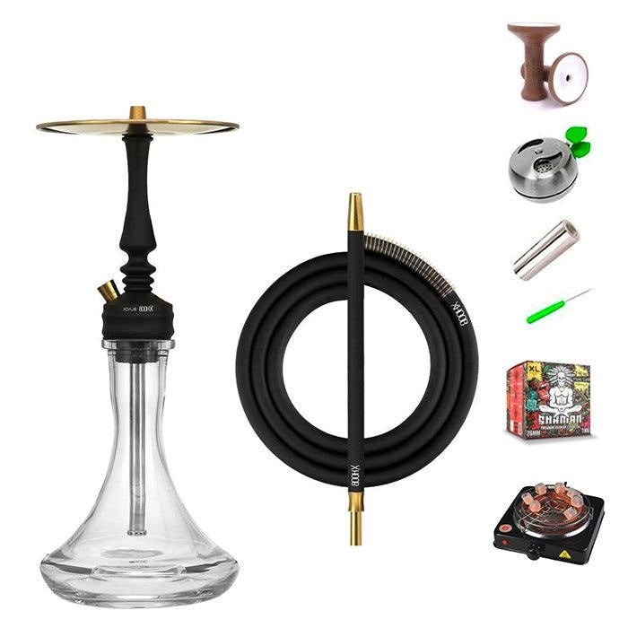  Mya 263-100 Hookah Gift Package - Small Shisha Hookah Set with  Everything - Portable Hookah Set with Everything - Travel Hookah Hose  Silicone - Small Hookah Kit Set Smoking Gifts 