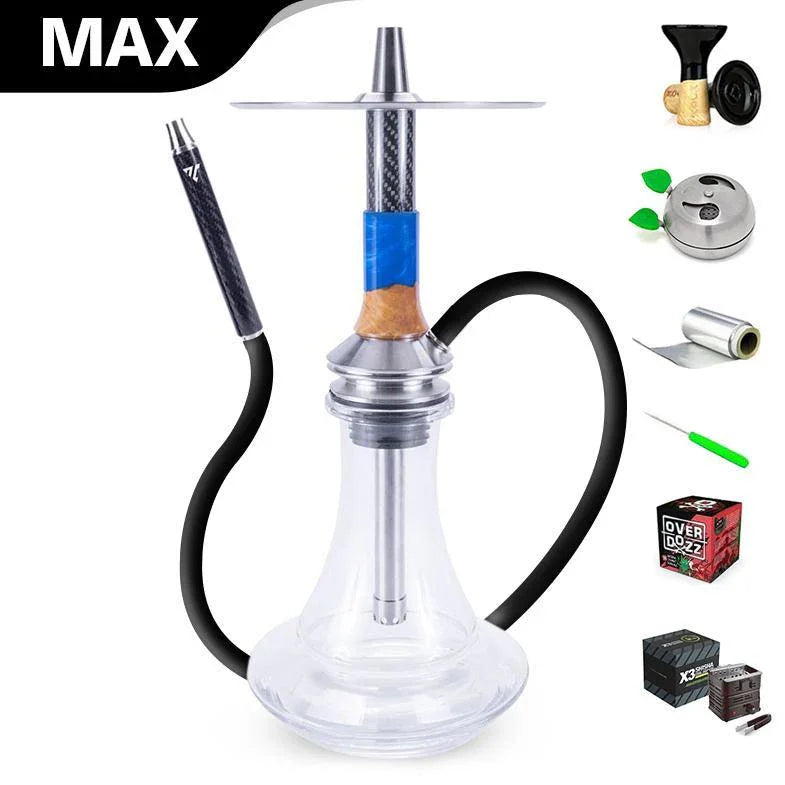Aeon Shisha VYRO Clear - Penta Blue - shishagear - UK