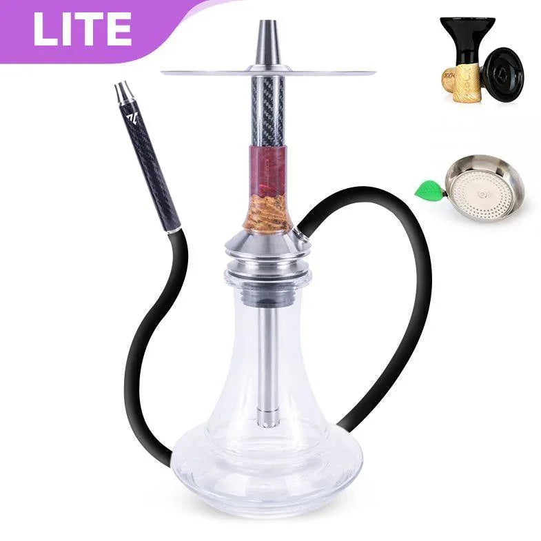 Aeon Shisha VYRO Clear - Penta Red - shishagear - UK