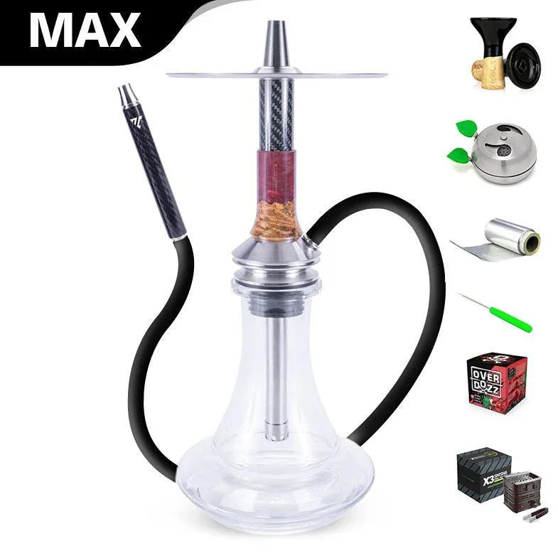 Aeon Shisha VYRO Clear - Penta Red - shishagear - UK