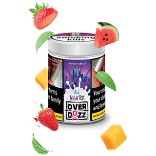 OverDozz All Nighter (Tutti Fruti & Mint) Flavour - 200g