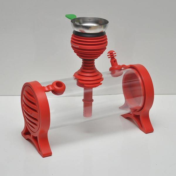 Apple On Top Table-Top Shisha V.2 with Provost - Red - shishagear london uk