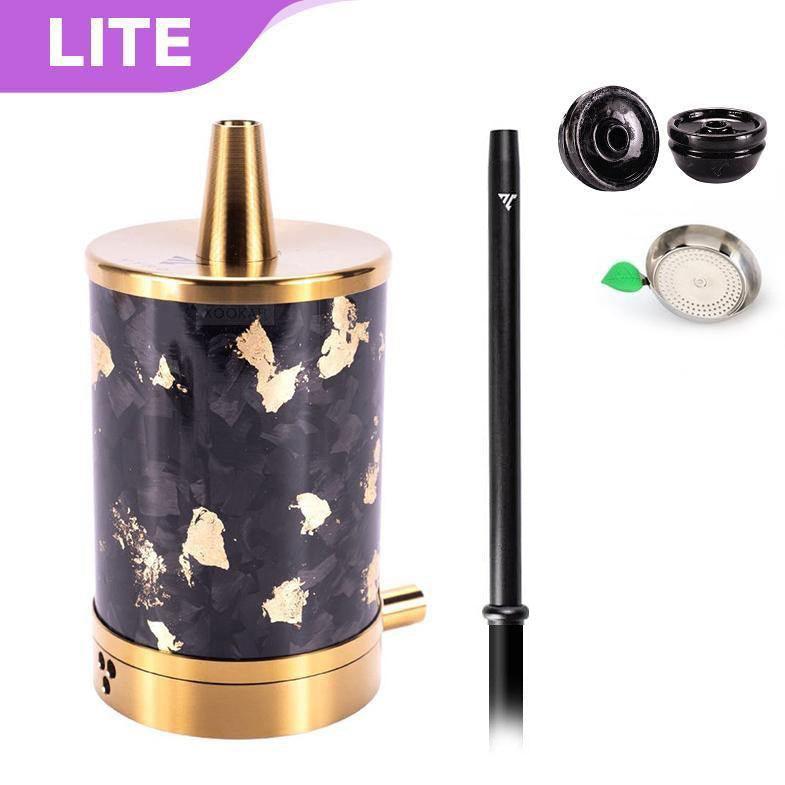 Aeon Vyro One V2 - Carbon Forged Gold - shishagear - UK Shisha Hookah Black Friday