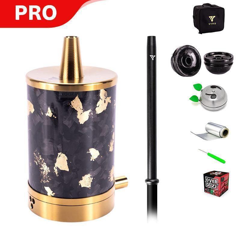 Aeon Vyro One V2 - Carbon Forged Gold - shishagear - UK Shisha Hookah Black Friday