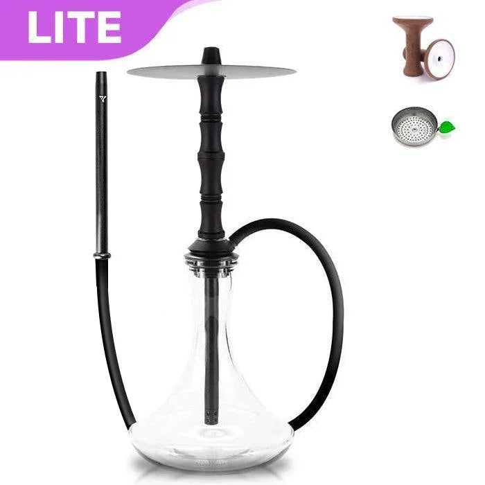 Vyro Versa with V1 Black Sleeve & Blow Off Hookah Set - Black - shishagear - UK Shisha Hookah