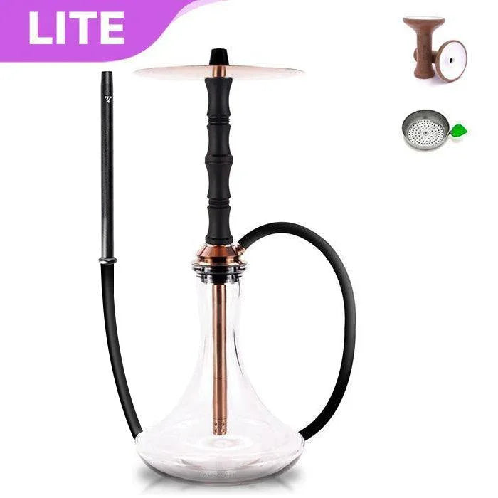 Vyro Versa with V1 Black Sleeve & Blow Off Hookah Set - Rose - shishagear - UK Shisha Hookah